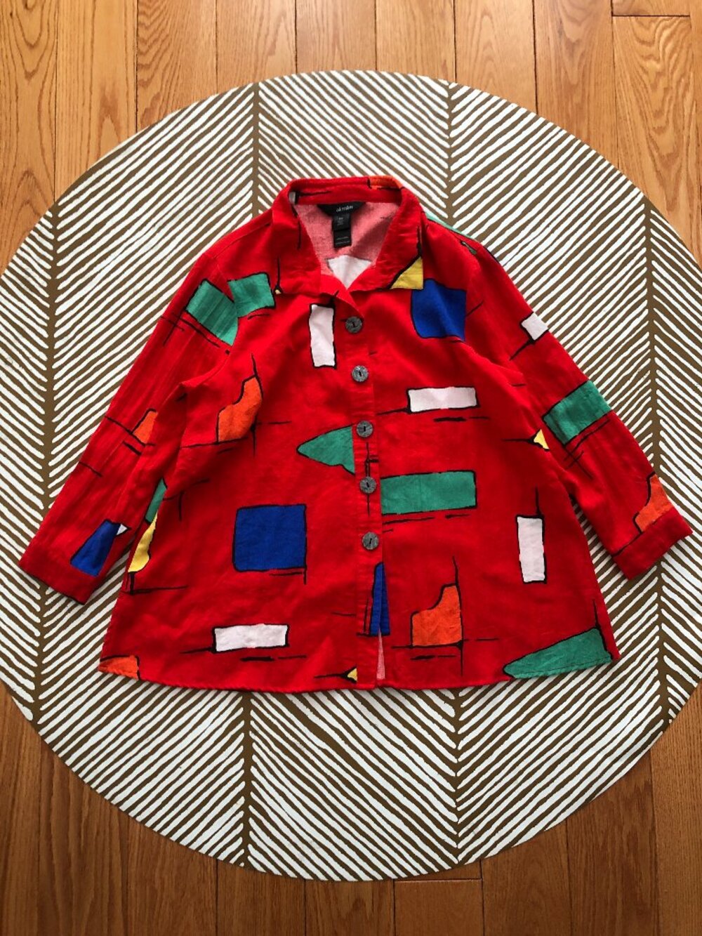 Ali Miles Geometric Patterned Top (women's PM)